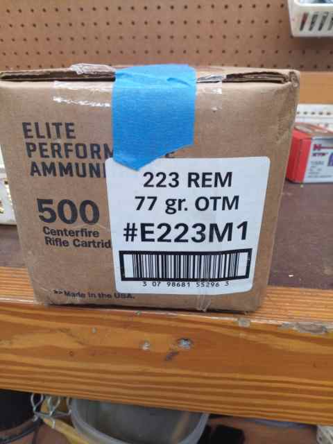 Sig 223 otm 77 grain