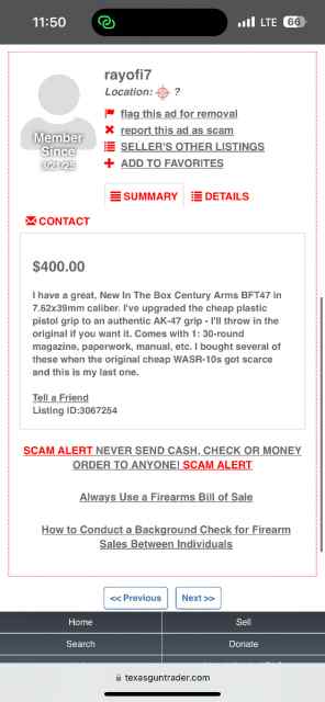 Rayofi7 IS A SCAMMER