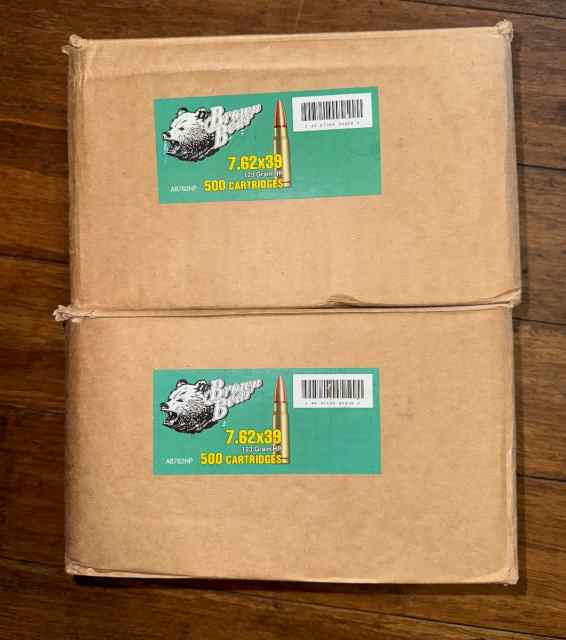 2,000 rounds of 7.62x39 
