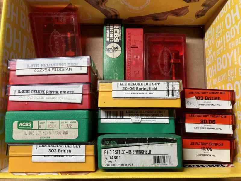 Dies, .303 reloading and misc items