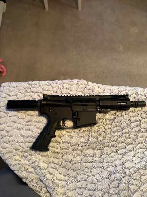 AR-15 pistol kit 5.56 nato 5” barrel 