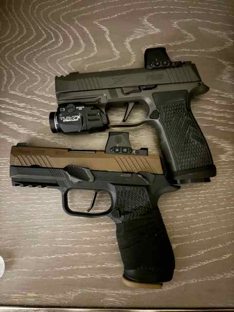 sig 365 legion and 320 m18