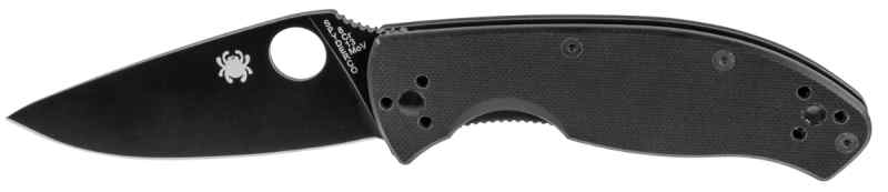SpyderCo Tenacious G-10 3.39" BLK Knife - See Link