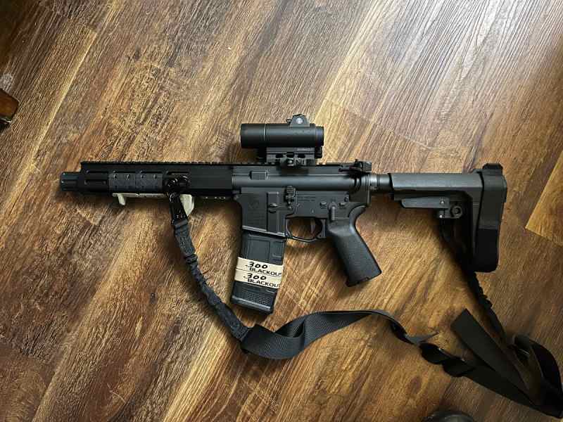8” Ar pistol 300blk 