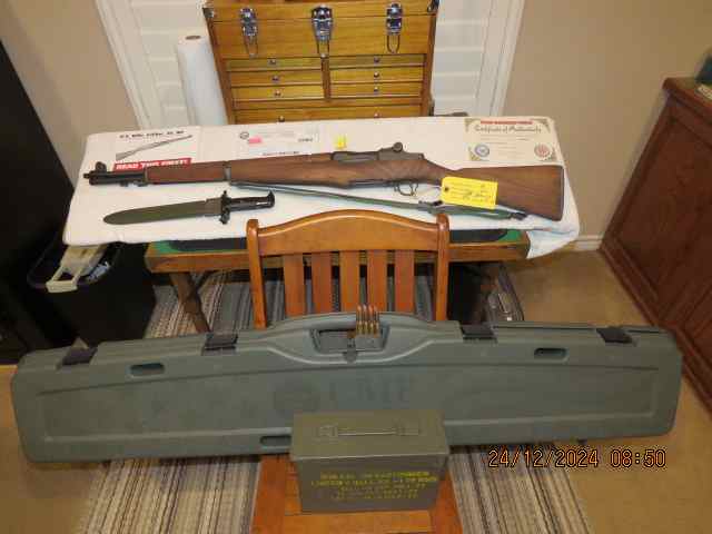 M-1 Garand Springfield Armory with all accessories