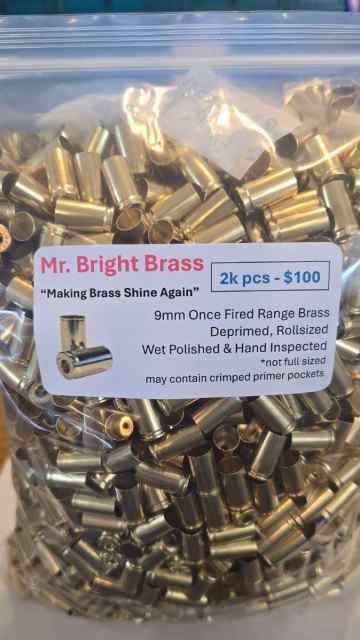 9mm Brass - Processed