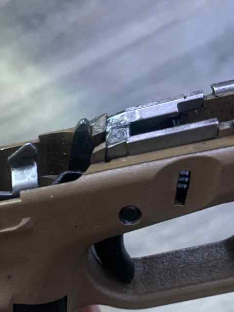Glock 19x frame w frt and stock parts 