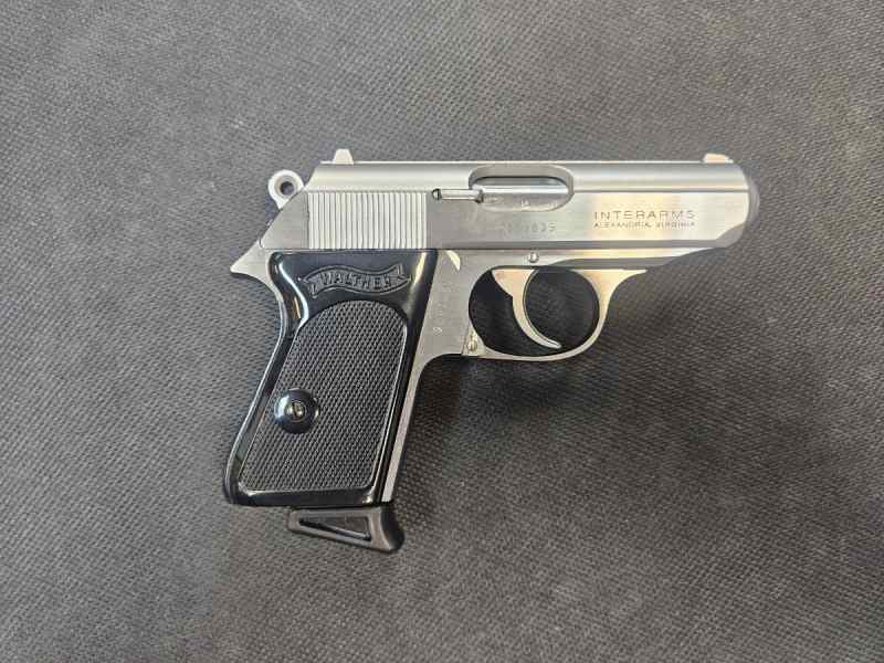 Used Walther PPK/S Stainless 380ACP. 