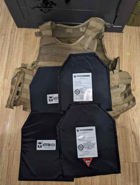 3A+ soft armor plates and vest
