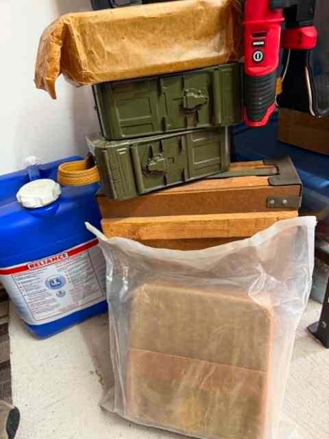 7.62 x 54R Ammo (880 Rounds) and PKM Ammo Cans