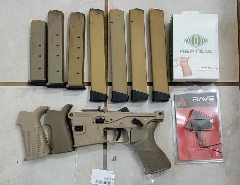 B&amp;t Apc9 Spc9 Apc9k Coyote Lower w/ Glock mags