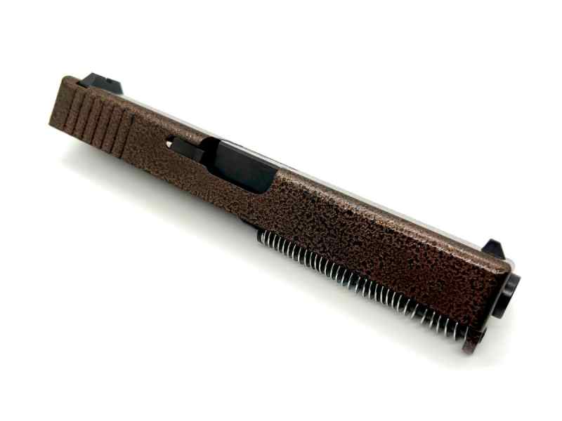 Glock 17 Slide Copper Cerakote 9mm Glock Upper Kit