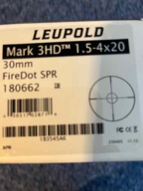 Leupold Mark 3HD 4x20