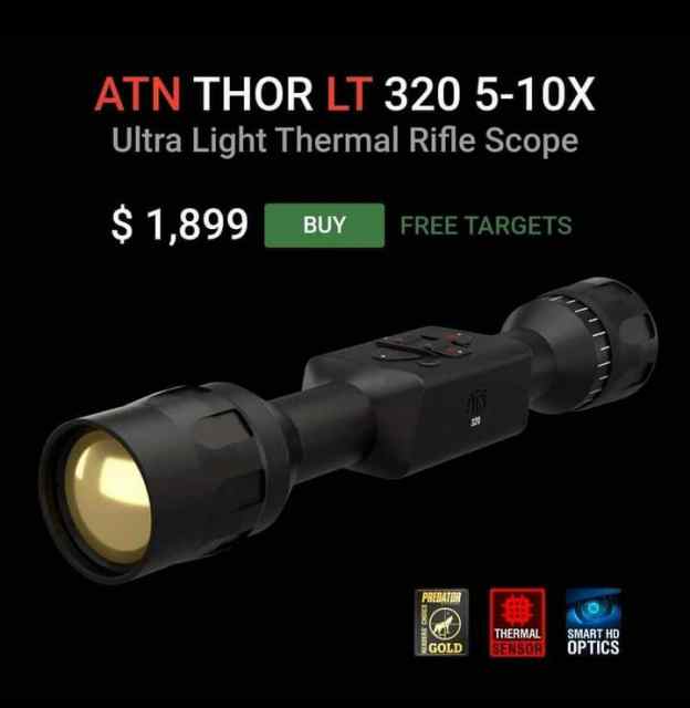 PRICE REDUCE $900 Brand New ATN 320 5x10 Thermal 