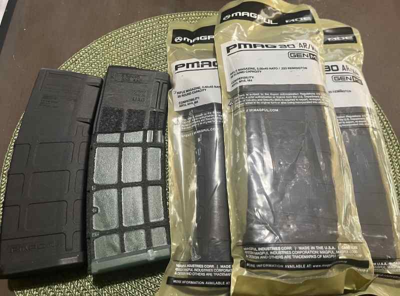 Magpul, CZ, and Schmiesser AR mags