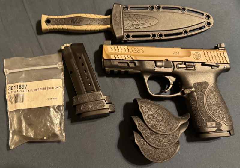 M&amp;P 2.0 9mm Optic Ready w/ accessories $500 obo