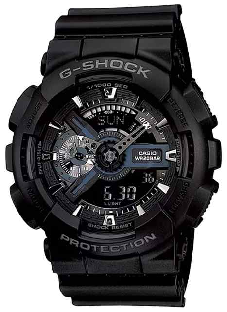 G-Shock Tactical Analog Digital Watch Black/Blue -