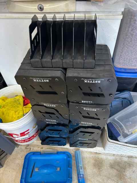 Six gun foam racks
