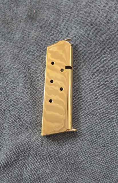 Gold plated 1911 Magazine - .45 acp (8 rounds)