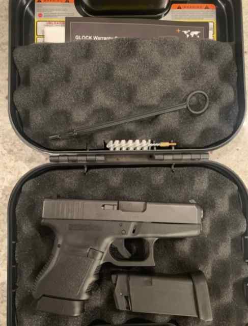 Glock 36.45 ACP…Sharply used in box/mags included 