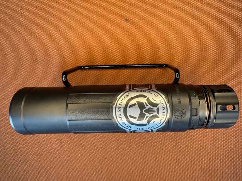 Dead Air Sandman X -7.62mm - Keymo Mount - Black