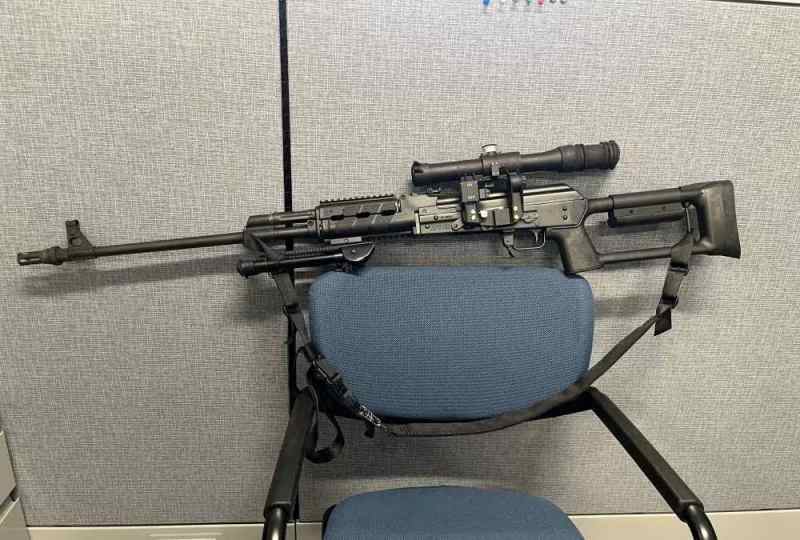 Zastava M91 7.62x54R scoped w/ bipod
