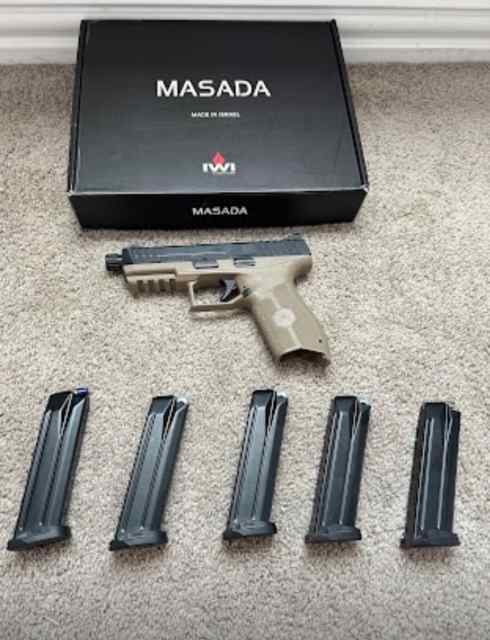 IWI Masada FDE 9MM Pistol (McKinney)