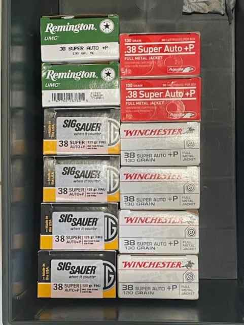 38 SUPER +P - New Factory Ammuition