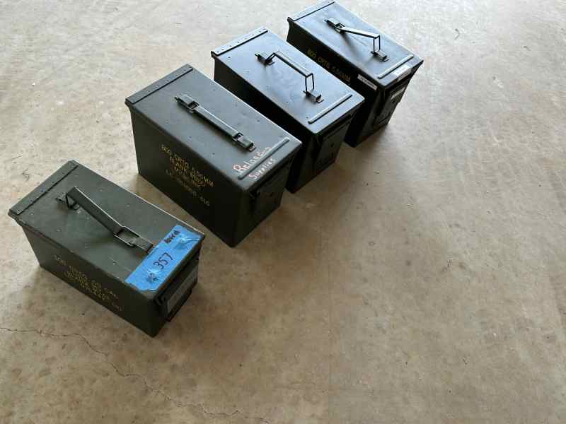 Military ammo cans 