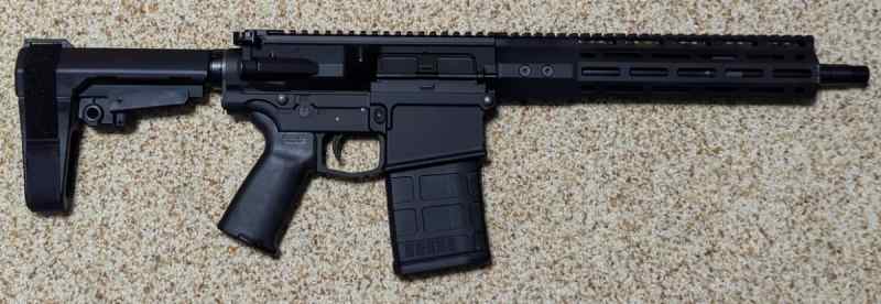 .308 Winchester AR10 12.5 Pistol &amp; 16 inch Rifle