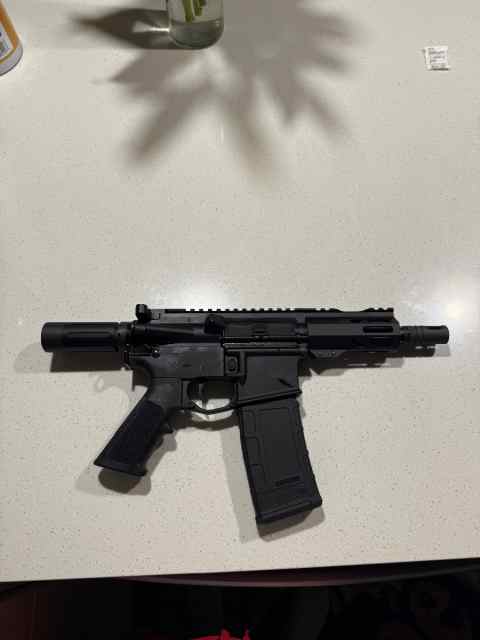 5 Inch AR Pistol 300 Blkout