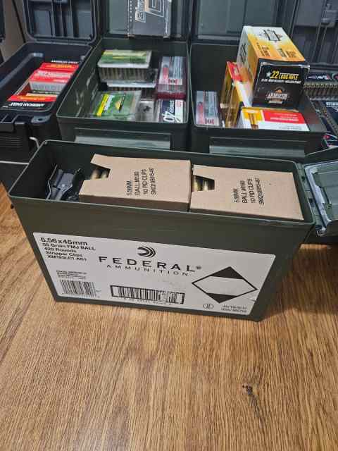 Ammo Ammo Ammo 556 , 22lr, 357, 9mm , 20g, 38